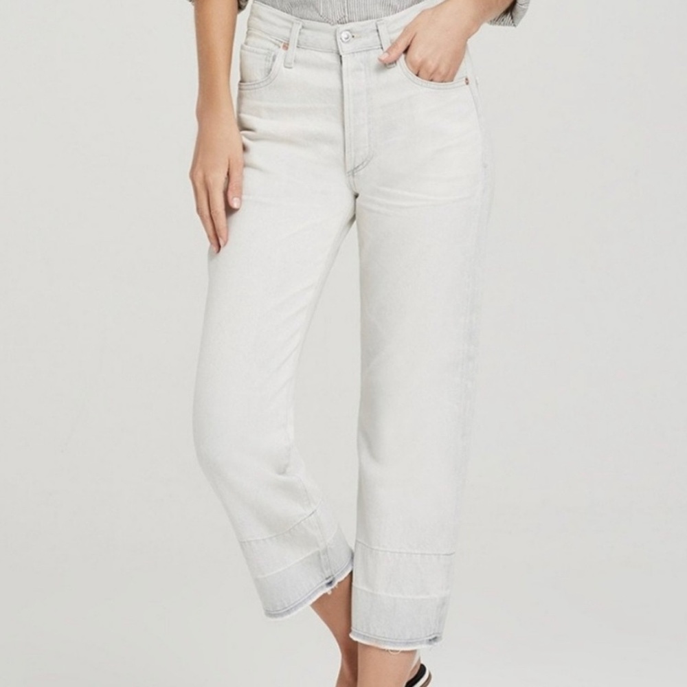 Citizens of Humanity Cora crop relaxed undone COH